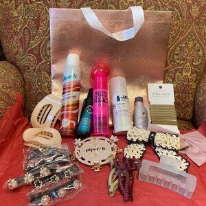 Gift Bag of Assorted Hair Products/Accessories